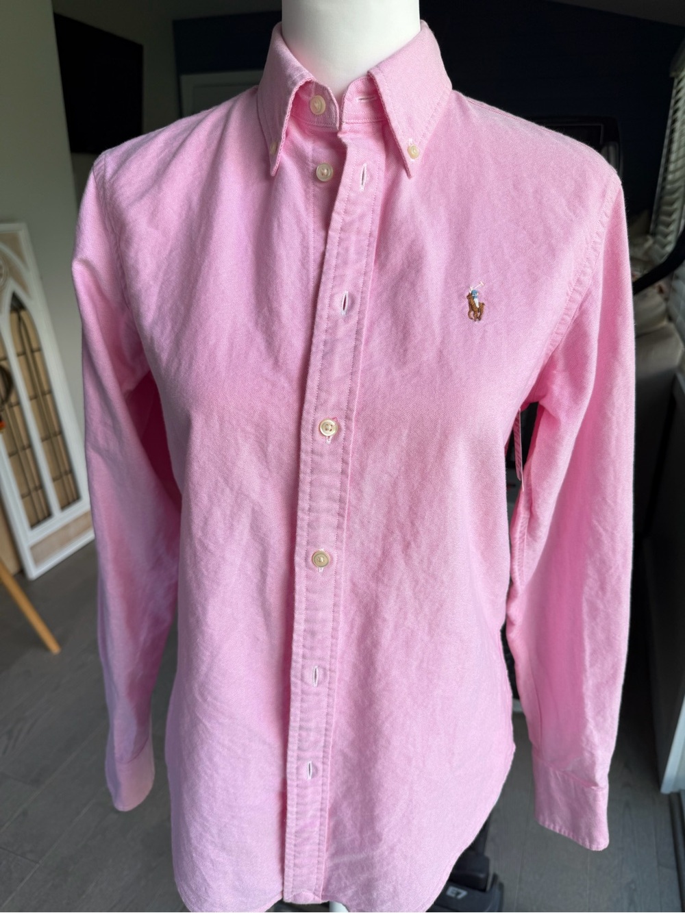Ralph Lauren Pink Button-Down Oxford Shirt